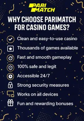 Parimatch casino benefits