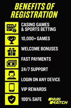 Parimatch account benefits