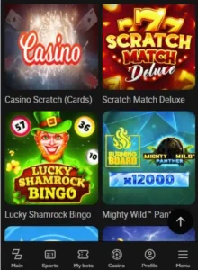 Parimatch app casino games
