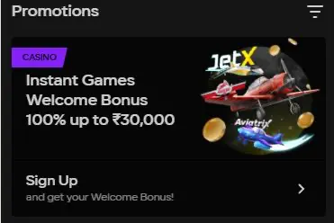 Parimatch instant games registration bonus