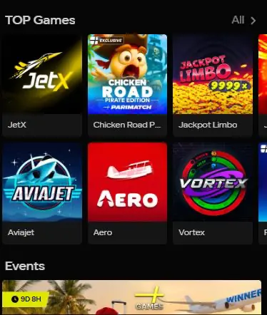 Parimatch online instant games