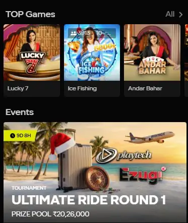 Parimatch live games online