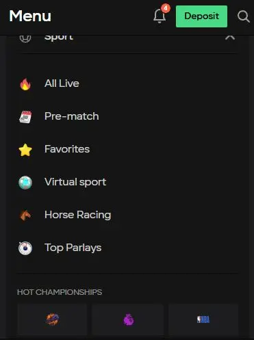 Parimatch sports betting mobile app