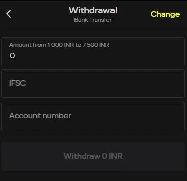 Parimatch mobile app withdrawal