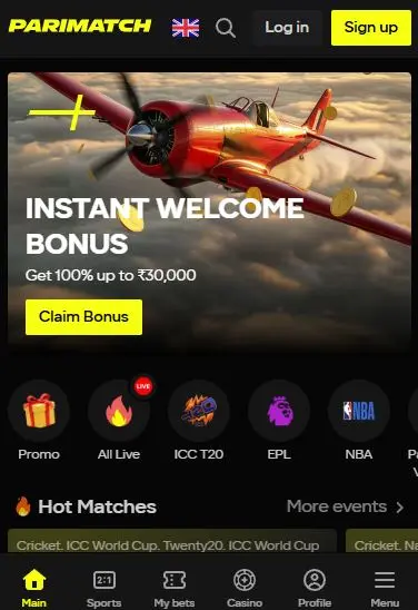 Parimatch login