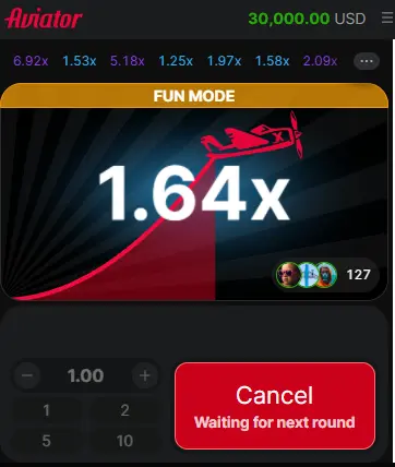 Aviator online crash game