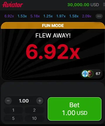 Aviator game cash out