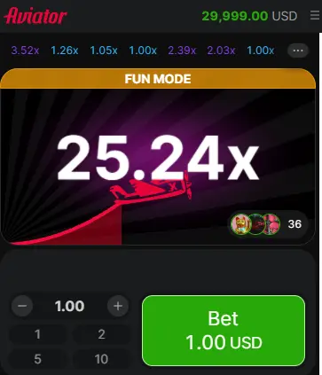 Play Aviator game on Parimatch