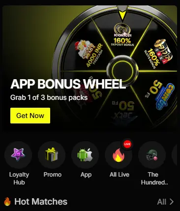 Download Parimatch app bonus